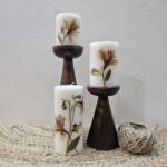 Floral Pillar Candles