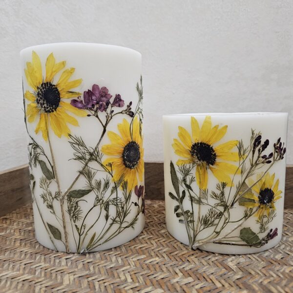 Sunflower Hollow Candles - 2 piece - Image 2